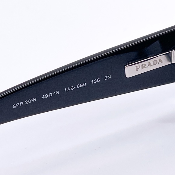 NEW PRADA PR20WS 1AB5S0 SUNGLASSES PRADA PR 20WS BLACK EYEWEAR PRADA SPR 20W - Picture 12 of 14